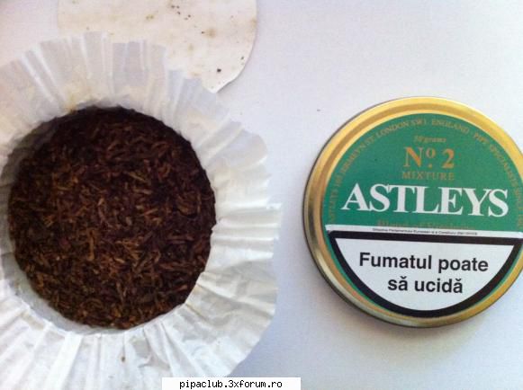 astleys no. data tutunului: kohlhase, kopp & produsului (brand): astleys no. 2tara cutie
