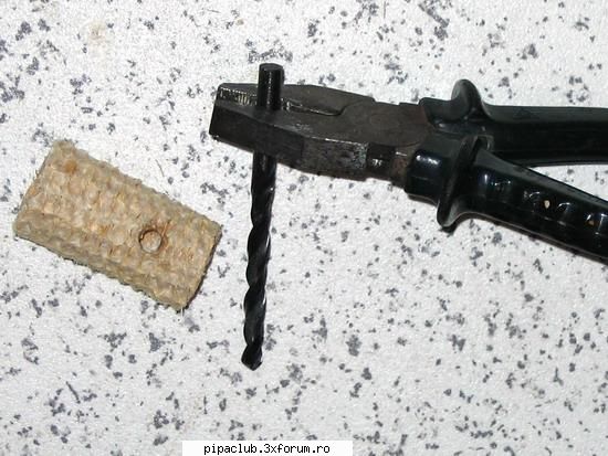 Bukarest Meerschaum - Dupa ce am luat masura adancimii vetrei, am facut - Pipele voastre