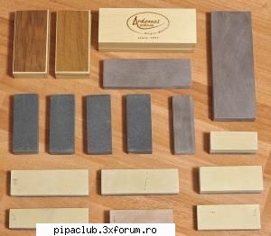 Pietre de ascutit - Pt ascutit briciul avem nevoie de pietre cu - D-ale barbatilor