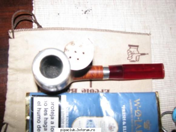 Pipa Brebbia Hand MAde in Italy argint 925 exceptionala - Inel de argint la mustiu - Vanzari pipe si accesorii