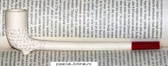 Pipe de lut - 3 - Straight acorn pipe - Pipele voastre