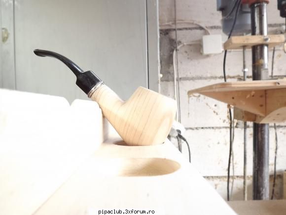 Pipe din cires - Si inca una cu mustiuc - Pipe manufacturate de noi