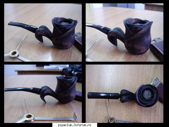 Pipe din cires - Am terminat si cealalta pipa. Problema e la - Pipe manufacturate de noi