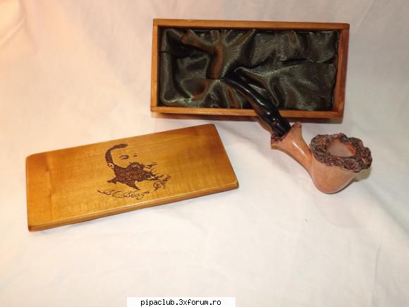 Pipe din cires - Salutare. Maine va pleca spre Stefan pipa B-002 - Pipe manufacturate de noi