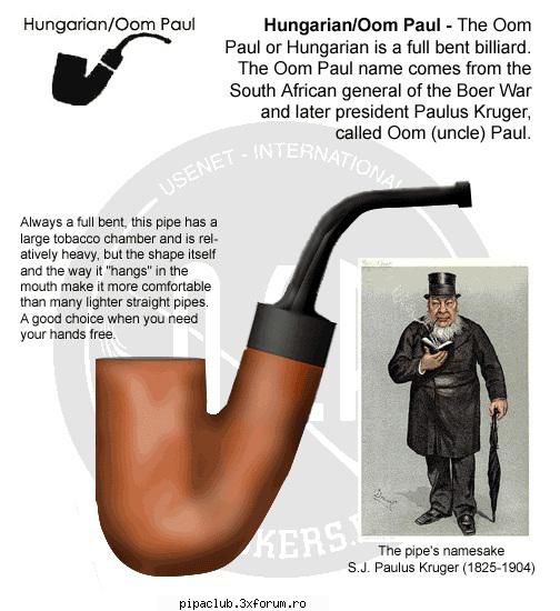 Pipe din cires - Foarte frumoasa. Mie imi seamana a Oom Paul, O - Pipe manufacturate de noi