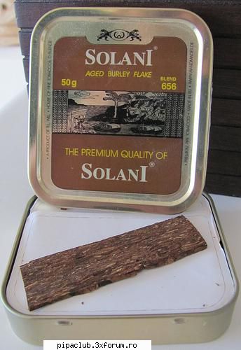 Solani Aged Burley Flake - Data degustarii : Producatorul tutunului : Solani - Solani