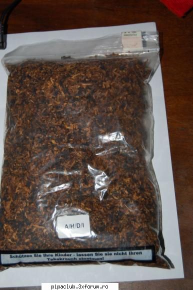 Tutun bulk English Mixture de vanzare - A doua poza(punga intoarsa pe - Vanzari tutun de pipa si trabucuri