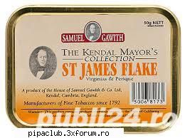 samuel gawith St. James flake (pipa tutun pt. connoisseurs) - but0n - Vanzari tutun de pipa si trabucuri