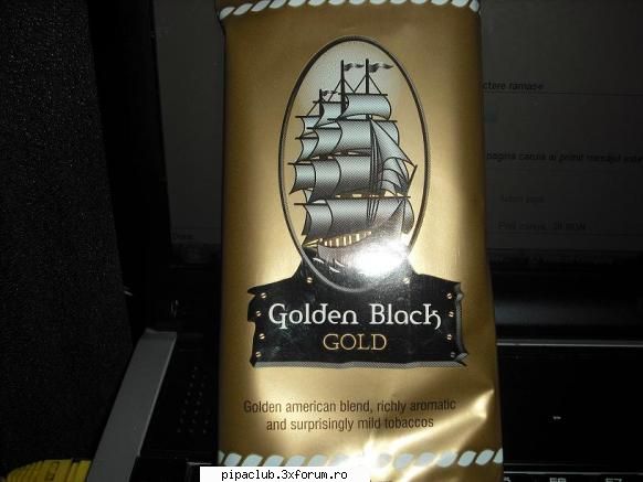 tutun pipa GOLDEN BlACK RICH AROMA - vand tutun pipa GOLDEN BLACK RICHLY - Vanzari tutun de pipa si trabucuri