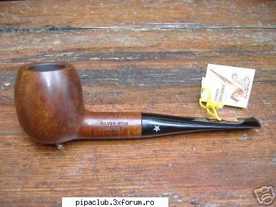 vind pipe noi.... - Brebbia Silver Star, fara filtru, lungime 147 mm - Vanzari pipe si accesorii